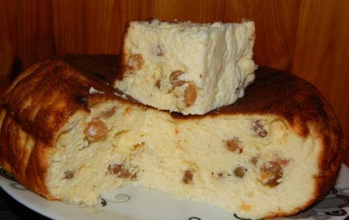 Творожная запеканка с манкой. 02