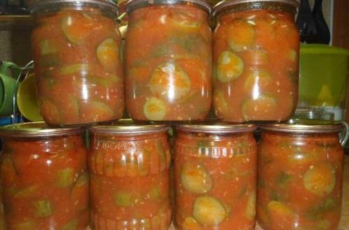 Маринованные огурцы в томатном соусе. Маринованные огурцы в томатном соусе.