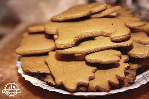 Имбирное печенье.  Ингредиенты: