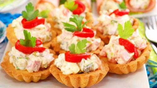 Топ - 10 рецептов вкуснейших закусочных тарталеток. 04
