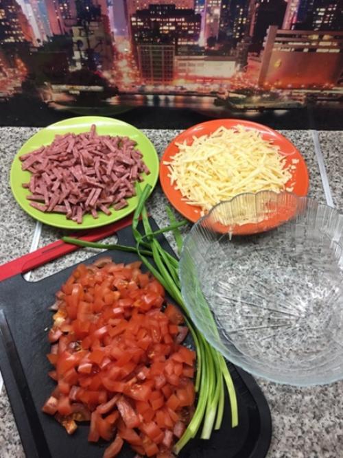 Салат Восточный. Сытный, вкусный и очень аппетитный. 02