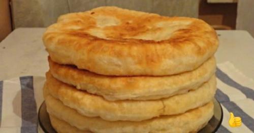 Лепешки на кефире.