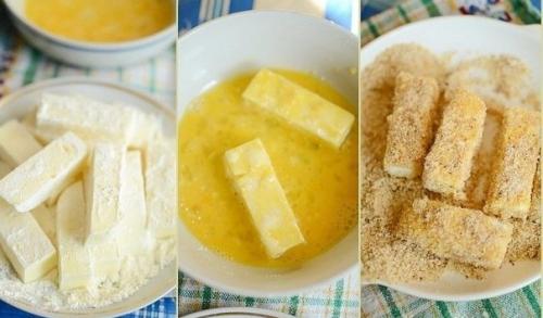 Жареный сыр.  Вам потребуется: 03