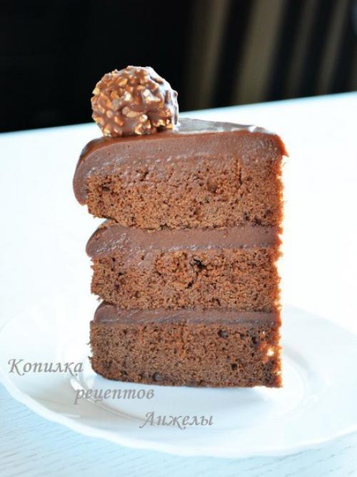 Шоколадный торт.  * Очень простой рецепт! 01