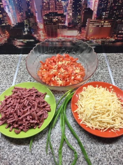 Салат Восточный. Сытный, вкусный и очень аппетитный. 03