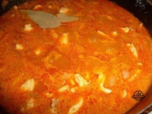 Гуляш из куриного Филе. 05 Гуляш из куриного Филе. 05