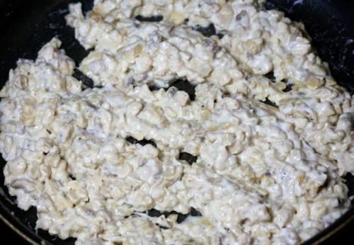 Шампиньоны с курицей и сыром. 03 Шампиньоны с курицей и сыром. 03