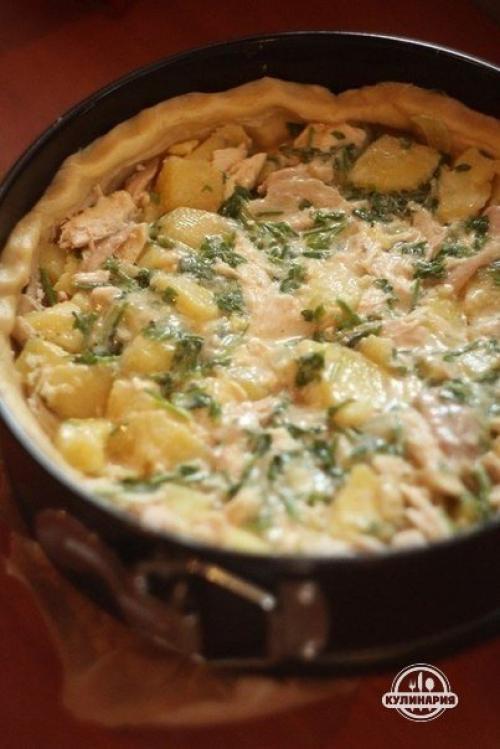 Пирог с курицей и картофелем. 05 Пирог с курицей и картофелем. 05