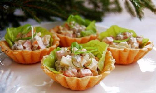 Топ - 10 рецептов вкуснейших закусочных тарталеток. 06