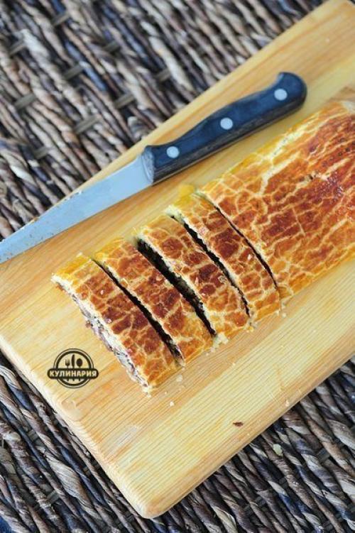 Рулет с маком и орехами. 07