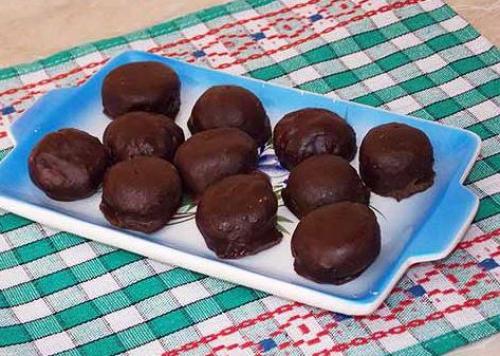 Домашние конфеты с орехами метеорит. 07