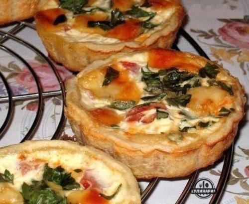 Тарталетки с вкусными начинками.

