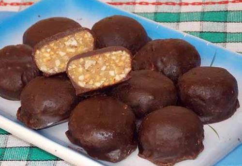 Домашние конфеты с орехами 