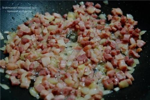 Паста аматричиана.  Ингредиенты: 05