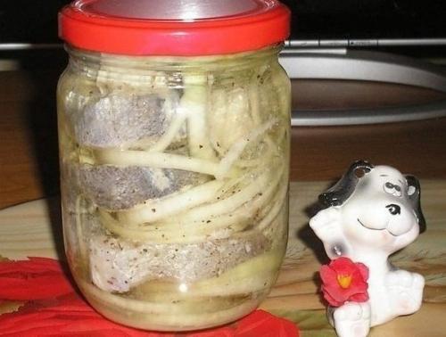 Маринованая рыбка.  Ингредиенты: