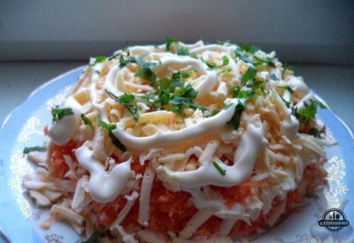 Салат Французский.  Продукты (на 8 порций: