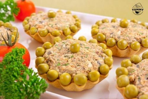 Топ - 10 рецептов вкуснейших закусочных тарталеток.