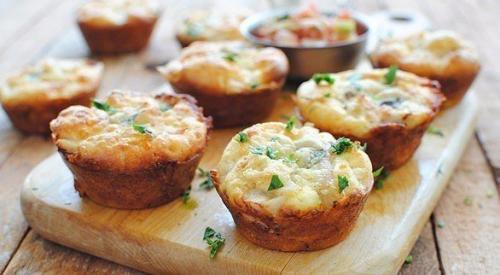 Куриные маффины с сыром. 07