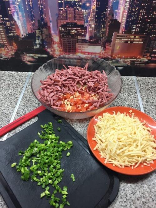 Салат Восточный. Сытный, вкусный и очень аппетитный. 04