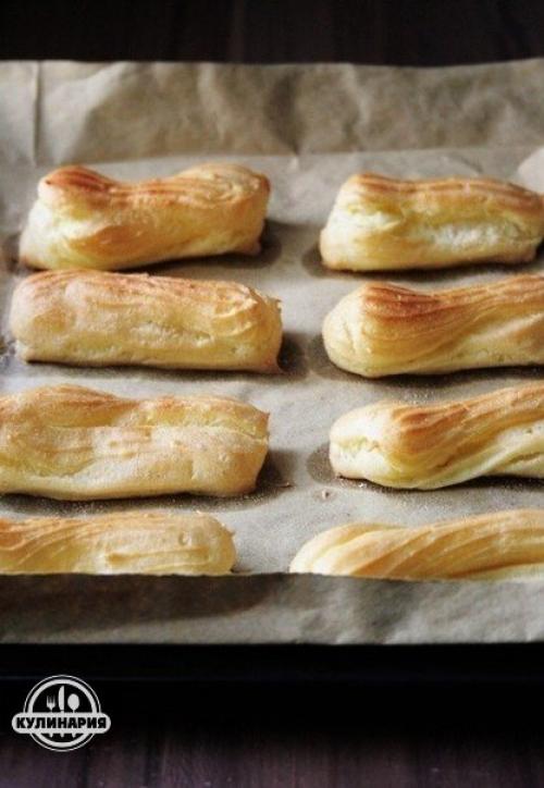 Эклеры.  Ингредиенты:   - Сливочное масло - 100 г. 05