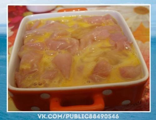 Любимый рецептик.  Диетическая запеканка с курицей и тыквой. 03