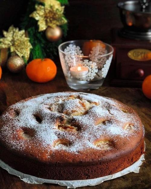 Новогодний кекс с мандаринами и изюмом? 

