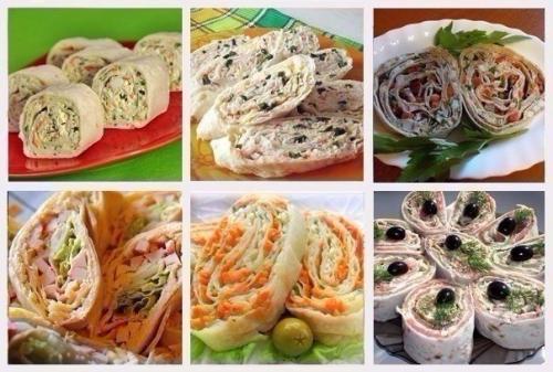 20 самых вкусных начинок для рулета из лаваша! 20 самых вкусных начинок для рулета из лаваша!