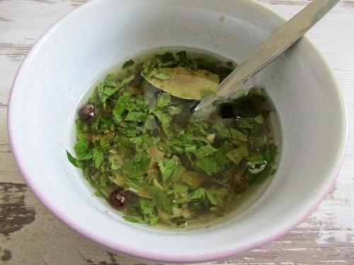 Шампиньоны по-корейски.   Ингредиенты: 04