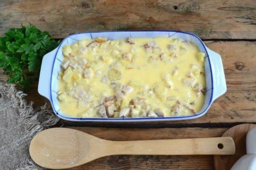 Быстрая запеканка.  Проще простого, а как вкусно и сытно! 07