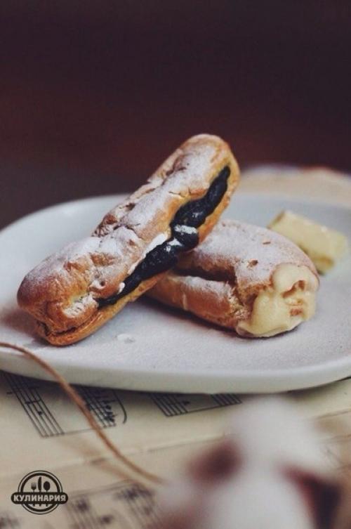 Эклеры по очень вкусному рецепту.