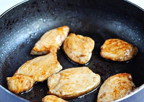Теплый салат с беконом. 01