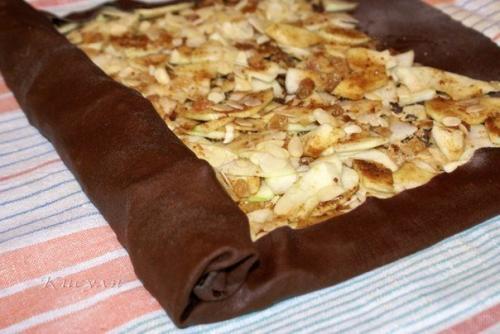 Шоколадный штрудель.  Продукты: 06