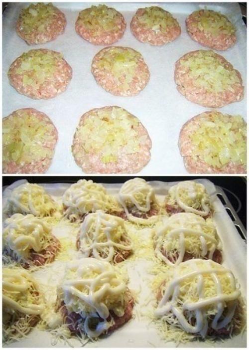 Стожки.  Ингредиенты:  - 1 кг любого фарша. 01