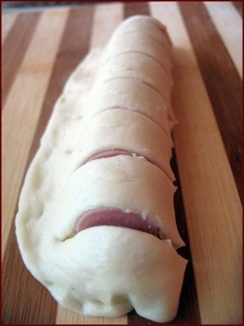 Булочки Гусенички.  Ингредиенты: 03