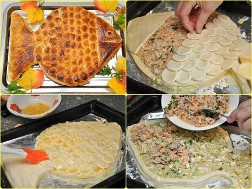 Пирог Золотая Рыбка.