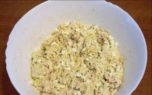 Новогодний салат Обезьянка. 07