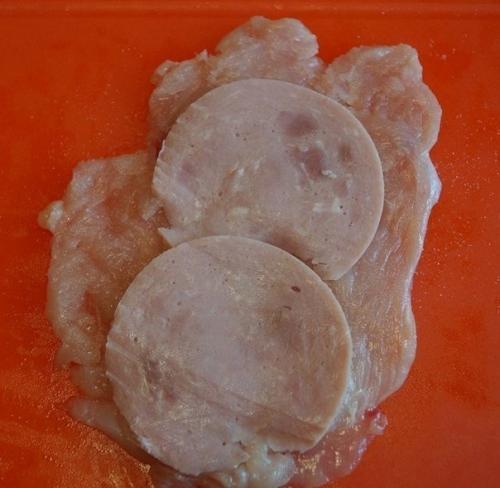 Рулетики Кордон Блю в сливочном соусе. 03