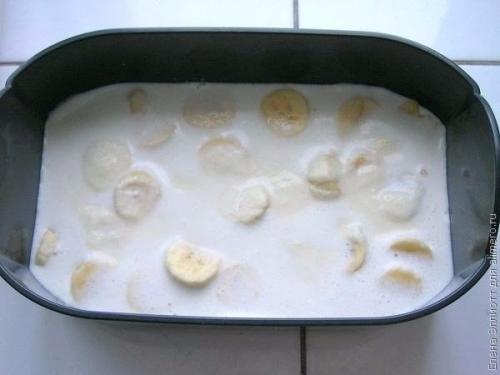 Банановый пудинг.  Ингредиенты на 4 порции: 06