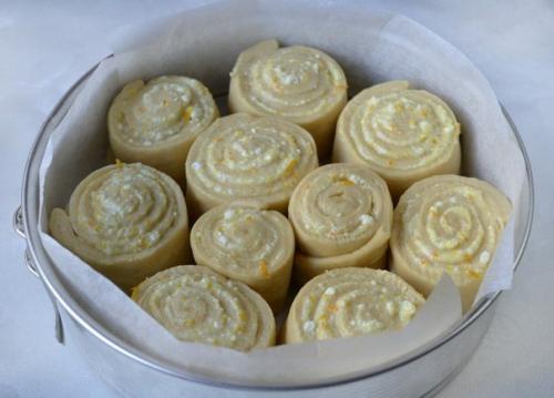 Творожно - апельсиновые улитки к завтраку? 09