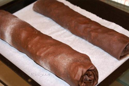 Шоколадный штрудель.  Продукты: 07