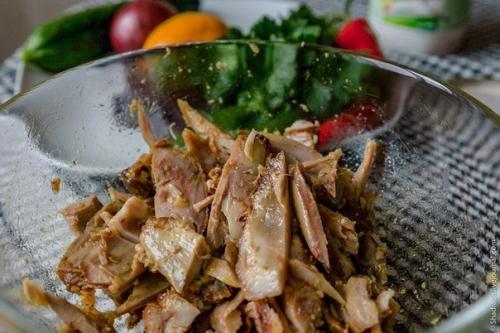 Домашняя шаурма.  Приготовление: 02