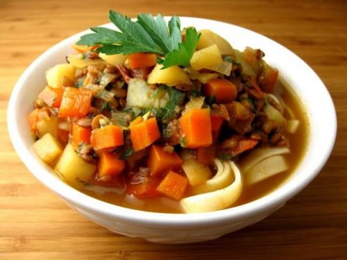 Вкуснейший лагман. Ингредиенты: 01