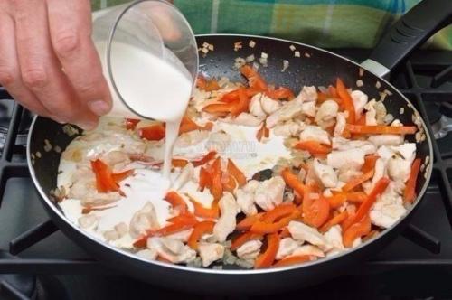 Куриное Филе в сливках с перцем. 08 Куриное Филе в сливках с перцем. 08