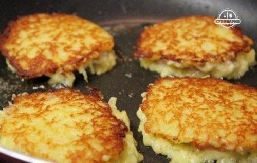 Картофельные драники с мясом. 05