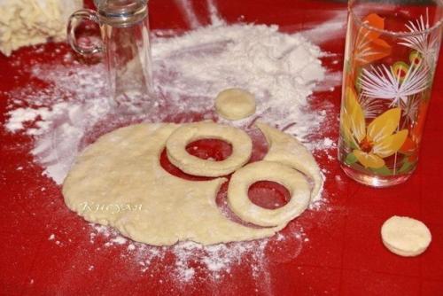 Творожные пончики.  Ингредиенты: 03