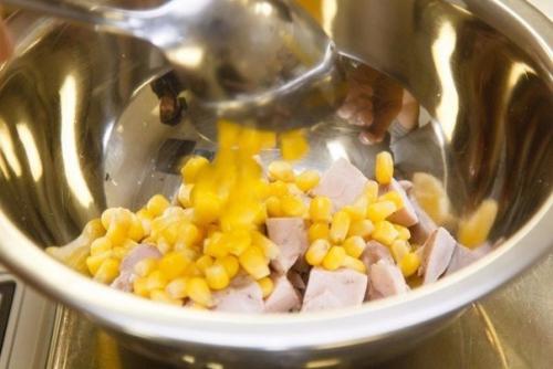 Салат с куриным филе и овощами. 03