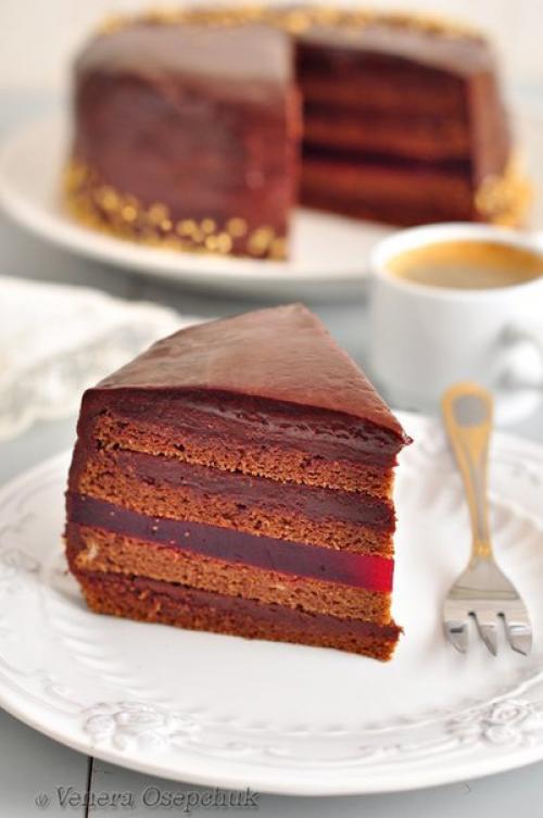 Торт Малиновый Трюфель.