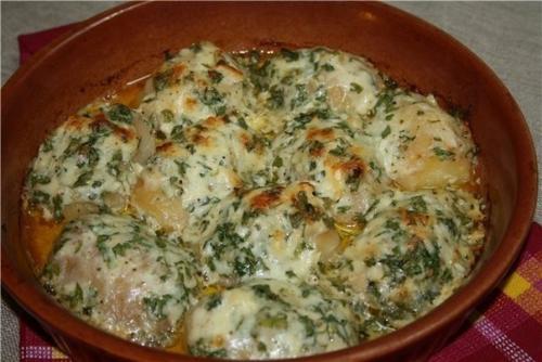 Картошка, запеченная в чесночном масле. Картошка, запеченная в чесночном масле.