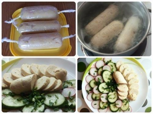 Нежнейшие куриные сосиски.