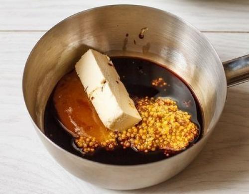 Запеченный лосось в медово - горчичном соусе. 02